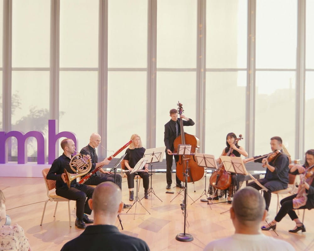 Photo of musicians playing at CAMH