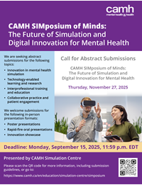 CAMH SIMposium of Minds: The Future of Simulation and Digital Innovation for Mental Health