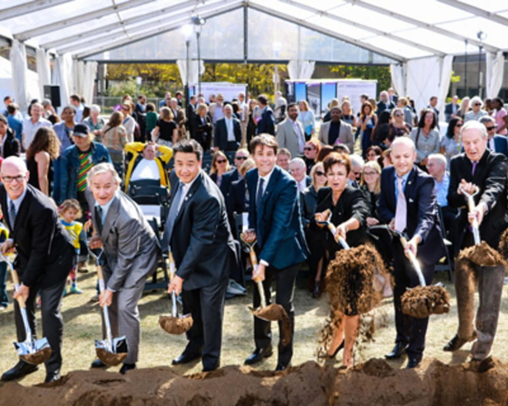Breaking ground ceremony for Phase 1C of the CAMH Queen Street Redevelopment Project