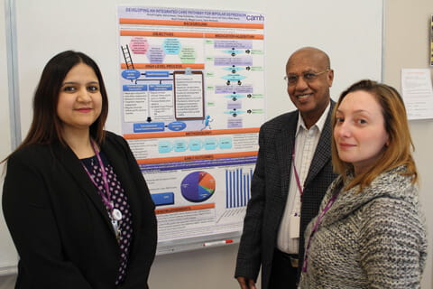 Shivali Kapila, Dr. Gaby Abraham and Tanja Kotolenko developing an integrated care pathway