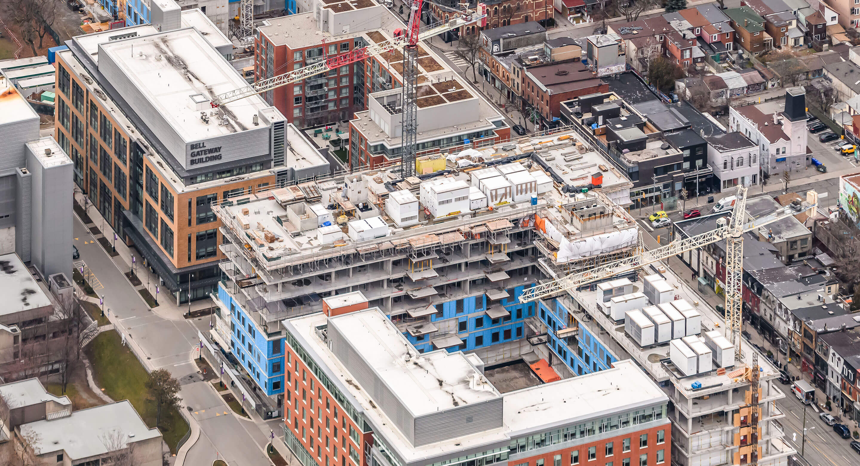 Aerial shot Redevelopment Update February 2019