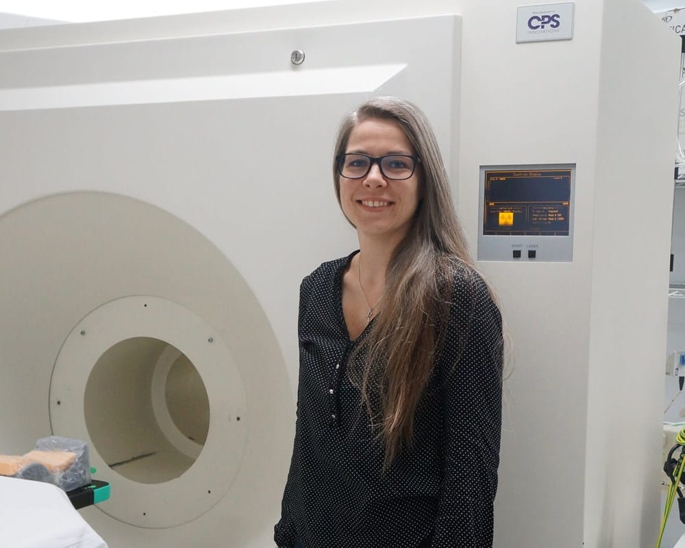 Dr. Christin Schifani in CAMH’s Positron Emission Tomography (PET) Centre