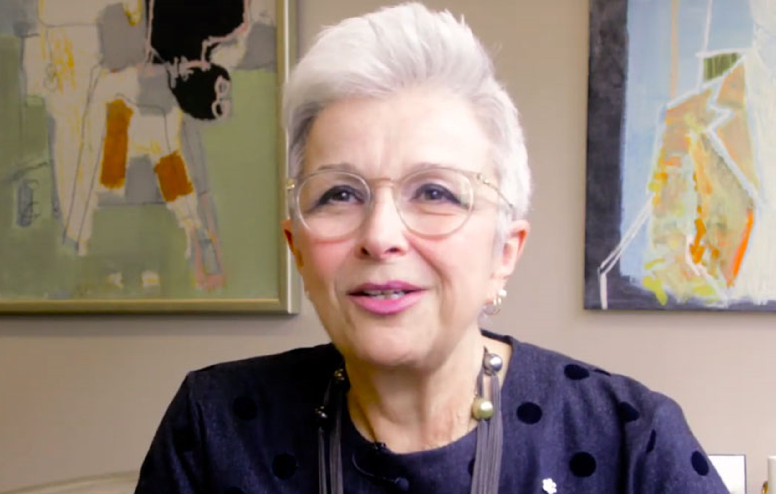 Video screenshot of Dr. Catherine Zahn