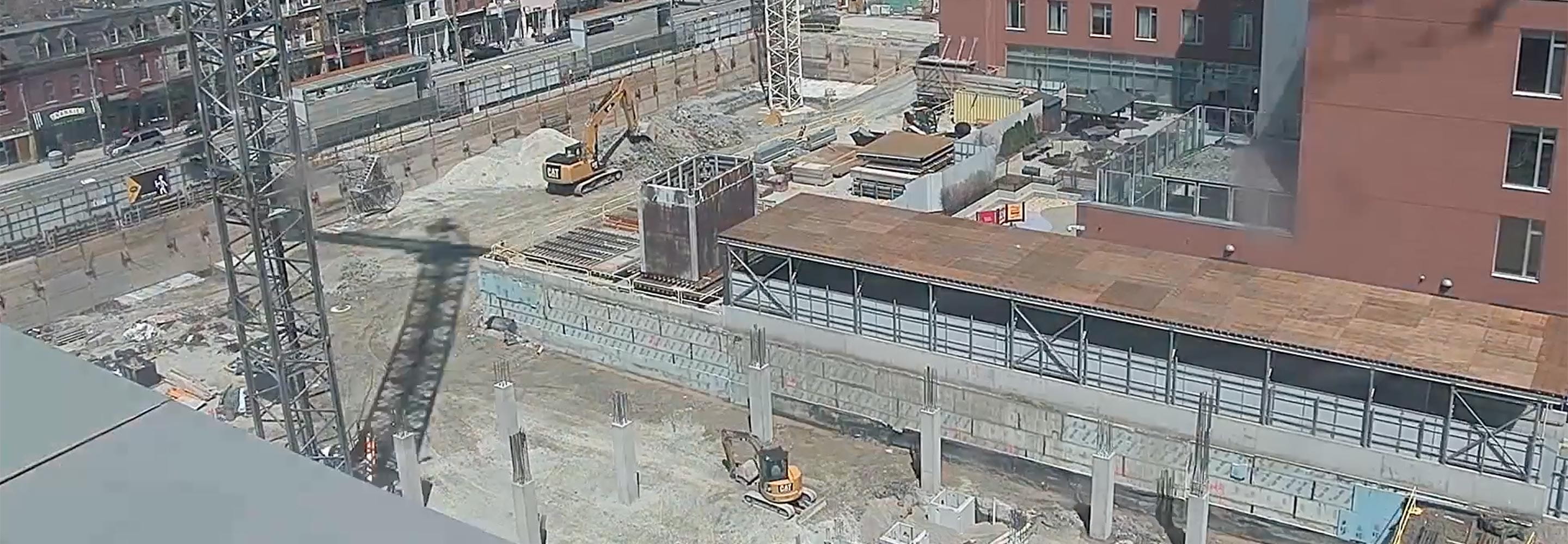 Queen Street Redevelopment Construction Update - Video screenshot from April 2018