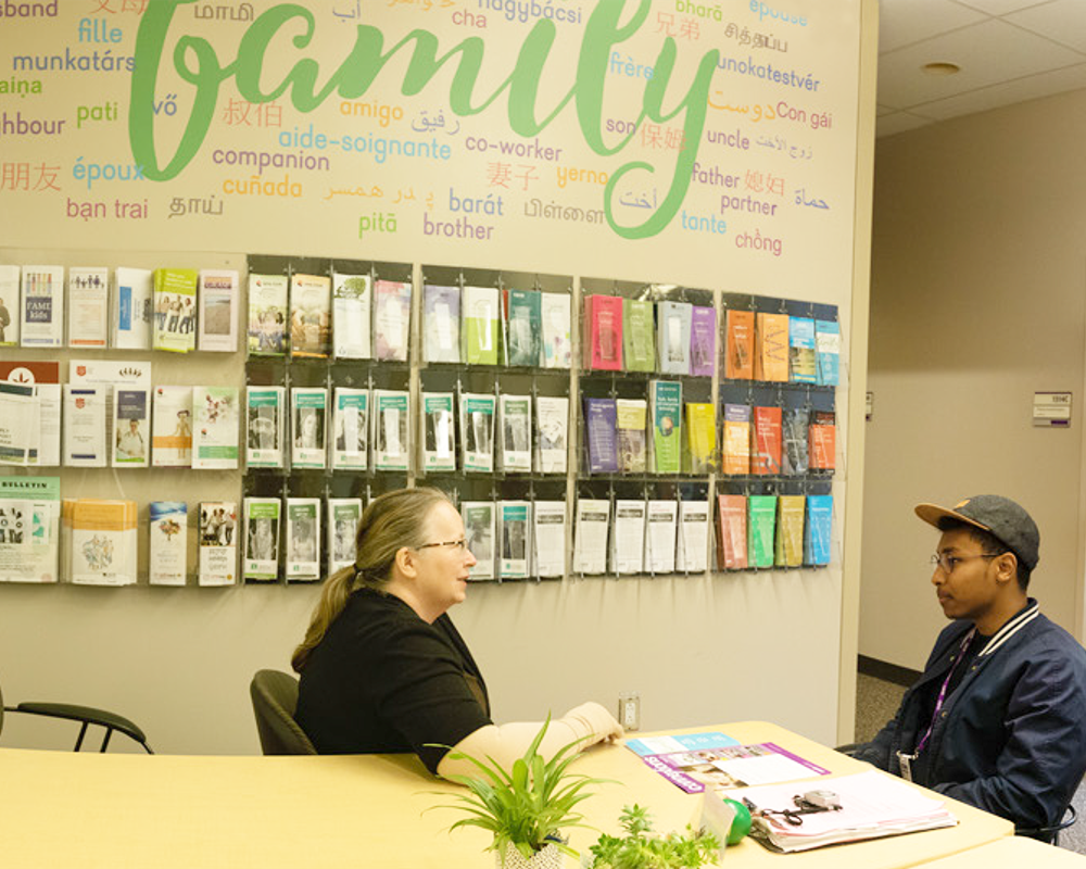 photo of the interior of the CAMH Family Resource Centre