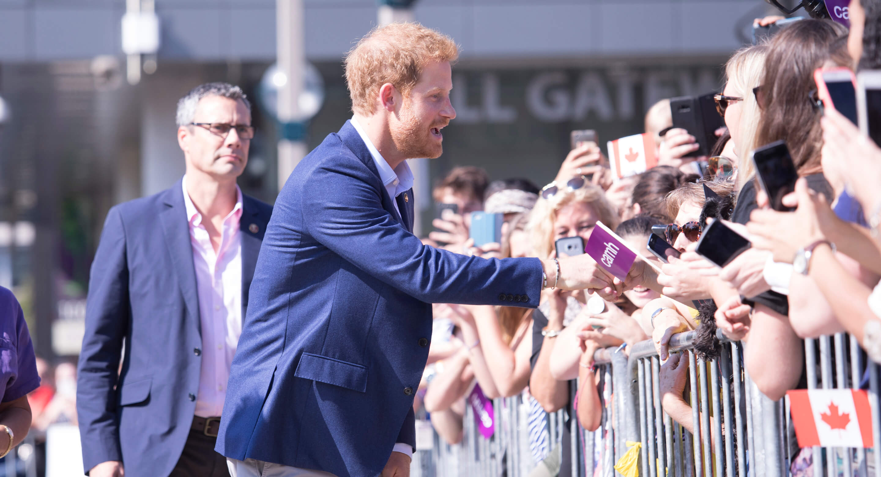 Prince Harry visits CAMH in the summer of 2017.
