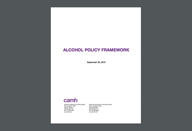 Alcohol Policy Paper cover