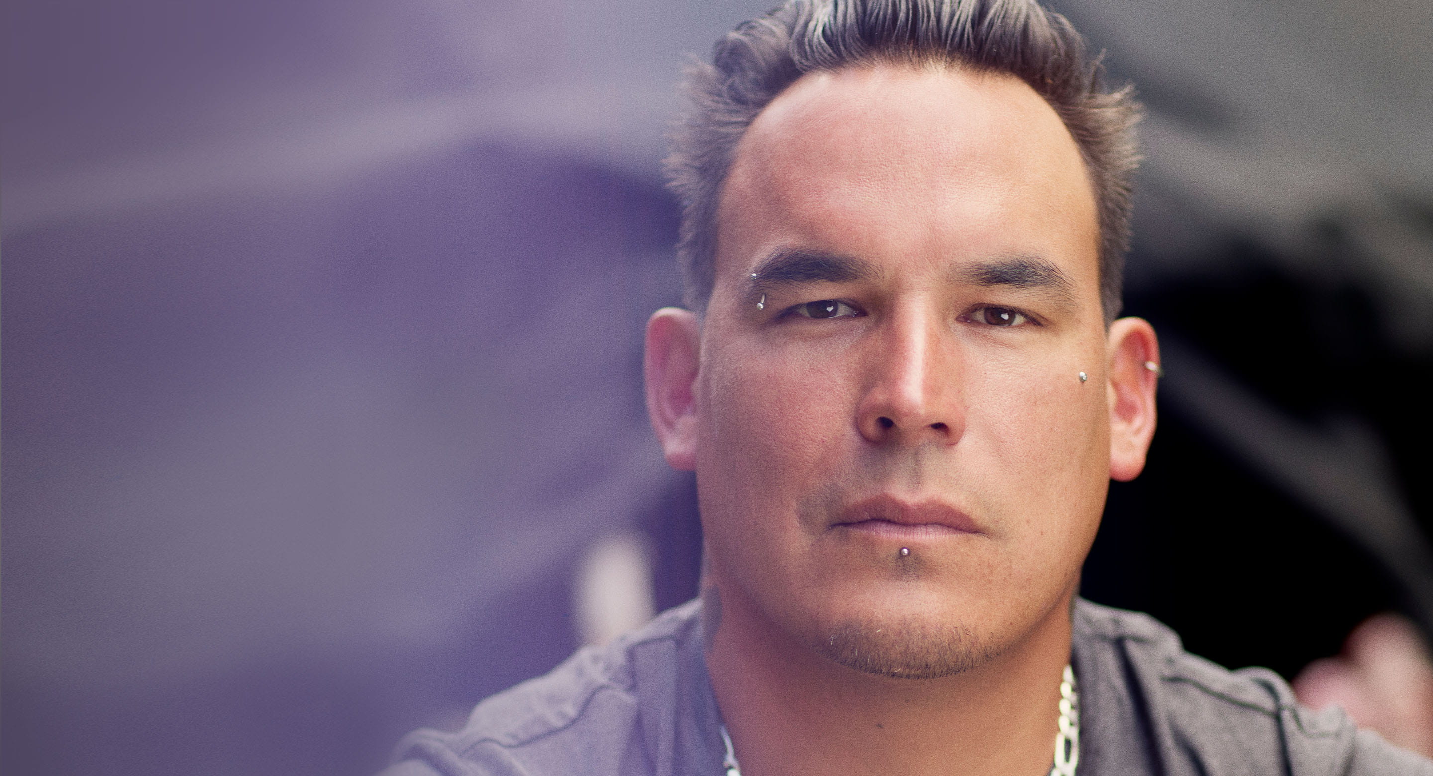 Portrait of indigenous young man 