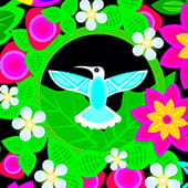 An illustration of a bird