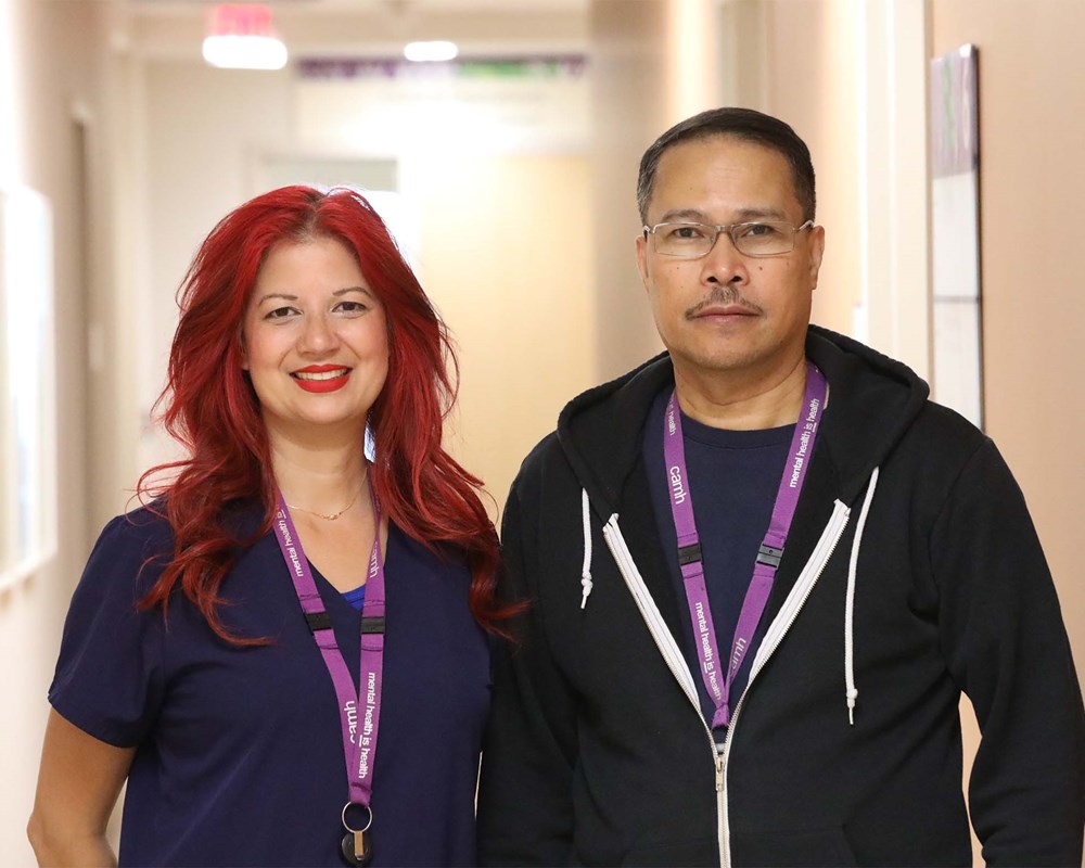 Tammy and Ernesto from CAMH Nutritional Services