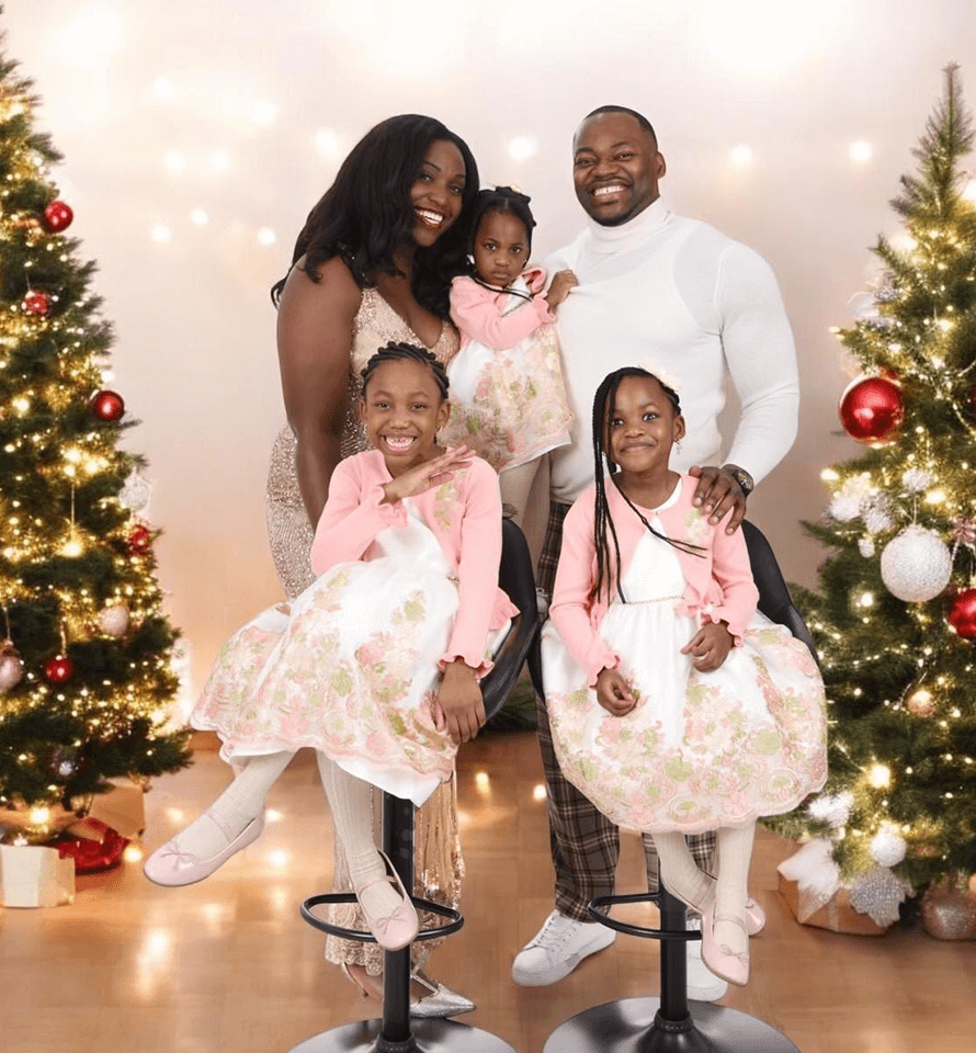 Jessica with her family