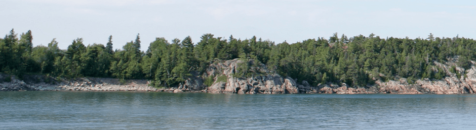 OPOP lake shoreline